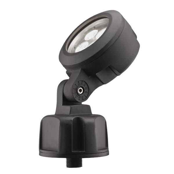 Lithonia Lighting Bronze Outdoor Integrated LED 5000K Landscape Spot Light