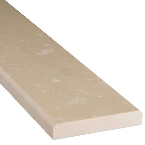 MSI Beige Double Beveled 2 in. x 36 in. Polished Marble Floor and Wall Tile (3 lin. ft./Each)
