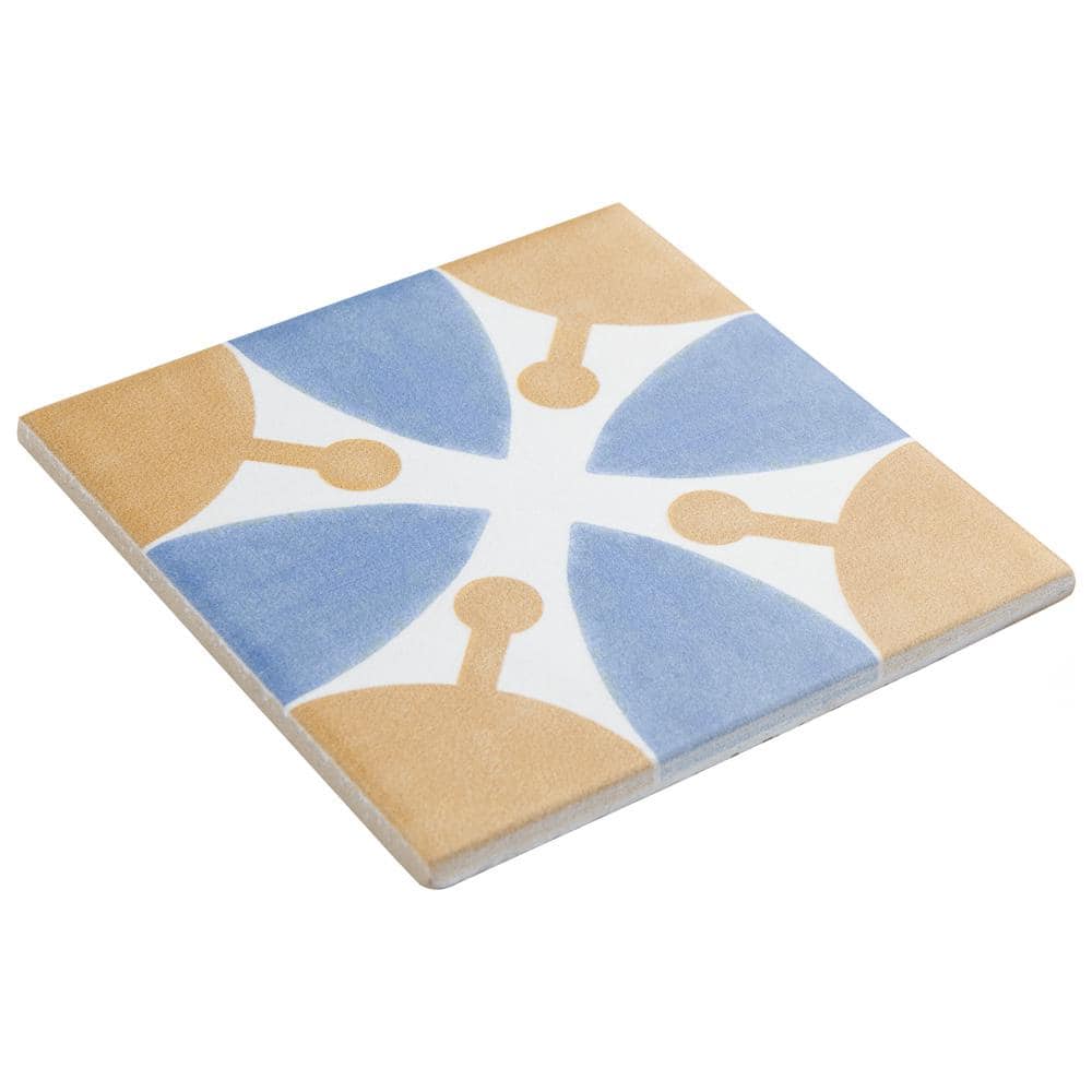 Revival Mini 4" White Ceramic Matte Square Tile