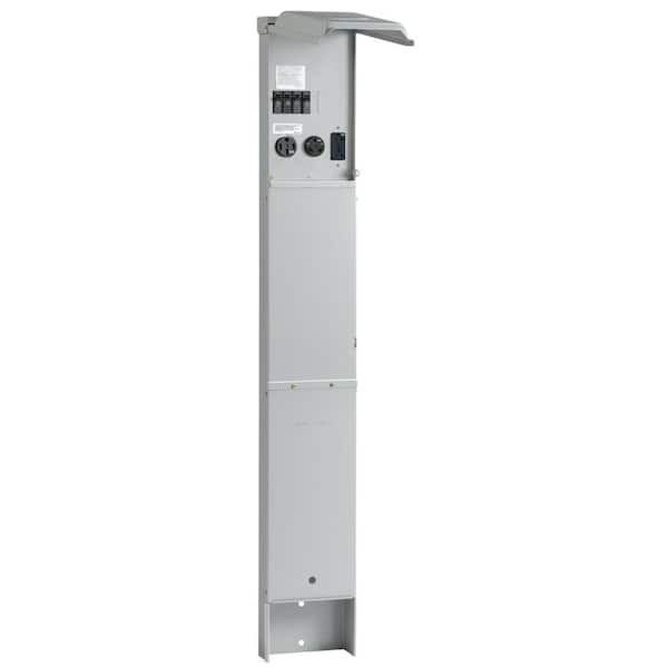 100 Amp 1-Space 2-Circuits Outlet Box with GFCI-120/240V (U075CP6010)