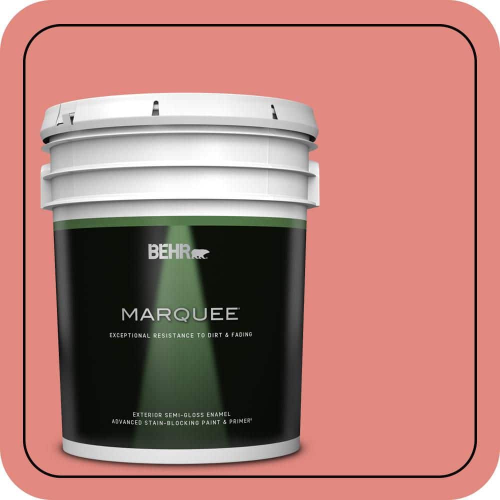 5 gal. #170D-5 Mellow Coral Semi-Gloss Enamel Exterior Paint & Primer product image for price tracking