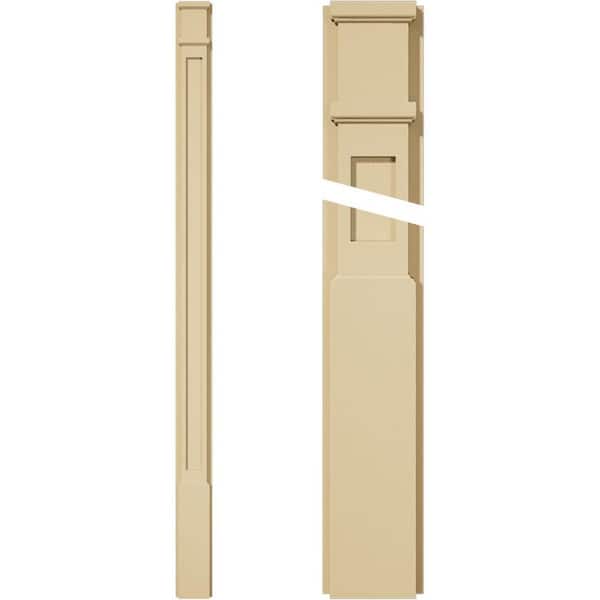 Ekena Millwork 2 in. D x 5 in. W x 82 in. L Primed Polyurethane Pilaster 1- Pack