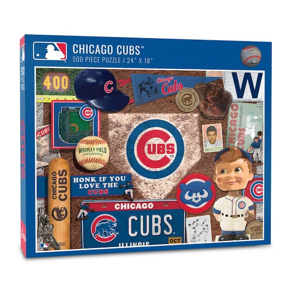 YouTheFan MLB Chicago Cubs Retro Series Puzzle (500-Pieces)