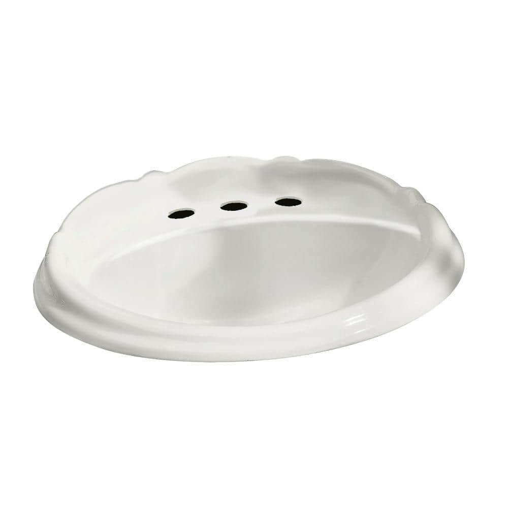 American Standard Reminiscence Self Rimming Bathroom Sink In White 0511800020 The Home Depot American Standard Reminiscence Self Rimming Bathroom Sink In White 0511800020 The Home Depot