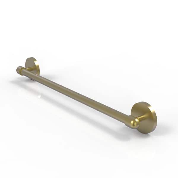 Allied Brass Tango Collection 18 in. Wall Mounted Single Towel Bar in Satin Brass