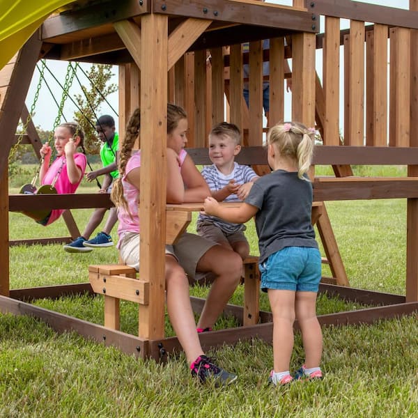 Backyard Discovery Highlander Outdoor Kid's Playground Set PlaySet
