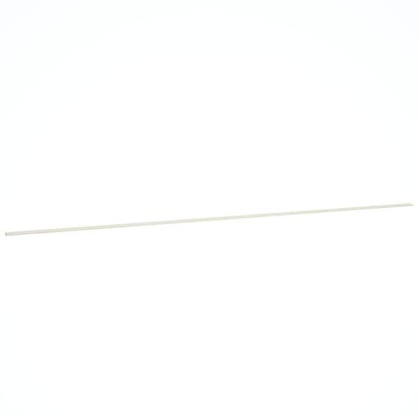QuickShip 96 in. W x 1.75 in. H x 1.44 in. D Solid Wood Crown Moulding in Starlight