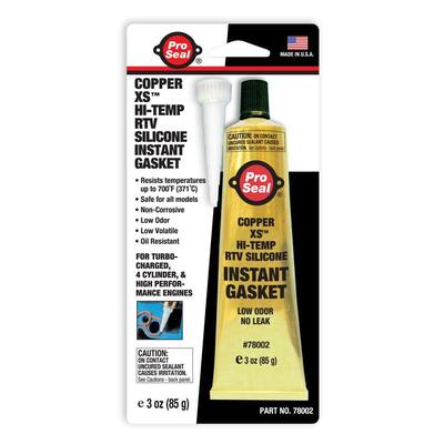3 oz. Copper XS Hi-Temp RTV Silicone Instant Gasket (12-Pack)