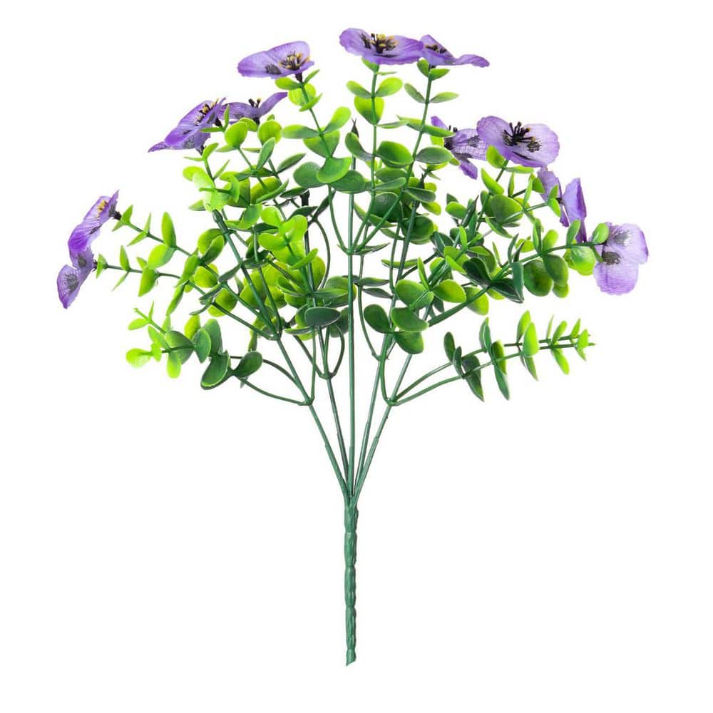 "5.00"" 12 Bundles Artificial Pansy Flowers for Outdoor Decor, UV Resistant" price history on PriceWatchPro