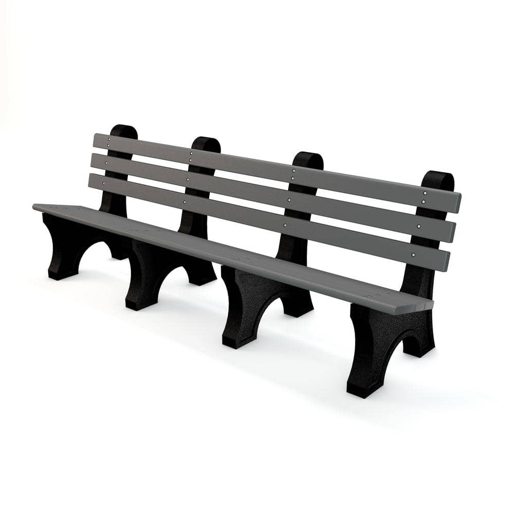 8 ft. Comfort Park Avenue Bench - Gray price history on PriceWatchPro