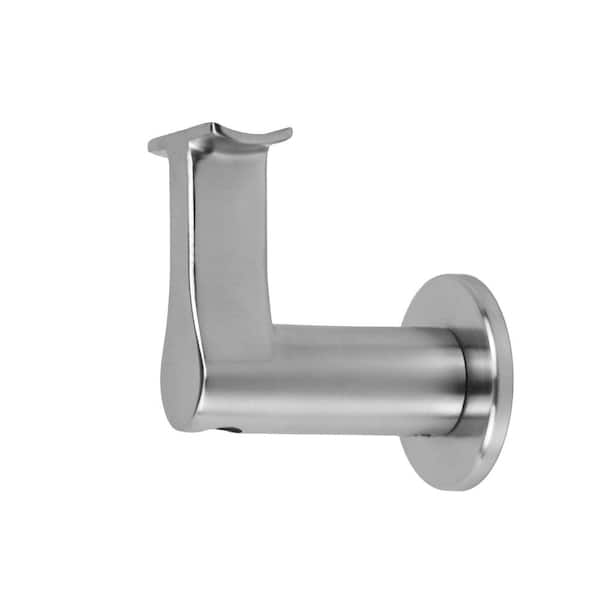 Round Slim 2.5 in. Stainless Steel Handrail Wall Bracket