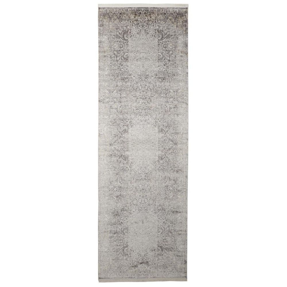 2 ft. x 12 ft. Gray, Ivory Oriental Runner Rug price history on PriceWatchPro