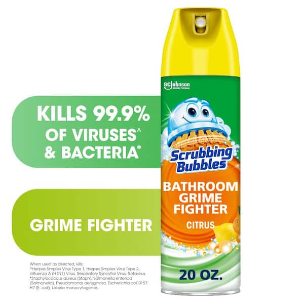 Scrubbing Bubbles 20 oz. Disinfectant Citrus Scent Bathroom Cleaner