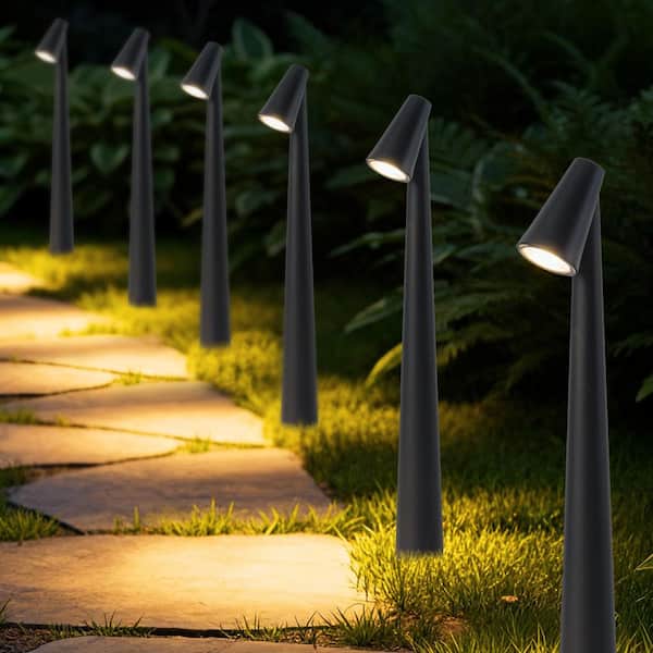 Laplusbelle Low Voltage Black Aluminum Hardwired Integrated LED