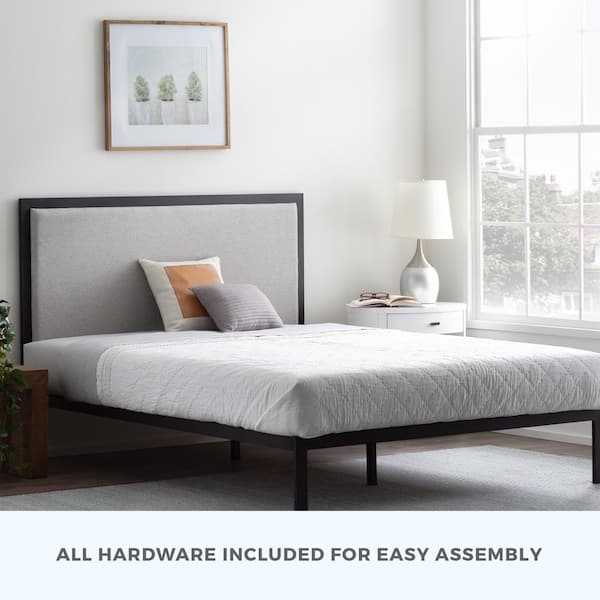 Upholstered Headboard Bs0001mubckch, California King Metal Bed Frame And Headboard