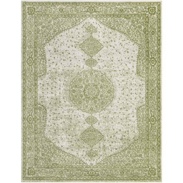 Unique Loom Bromley Midnight Green 8' 0 x 10' 0 Area Rug