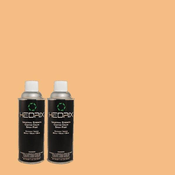 Hedrix 11 oz. Match of 2A16-3 Palomino Semi-Gloss Custom Spray Paint (2-Pack)
