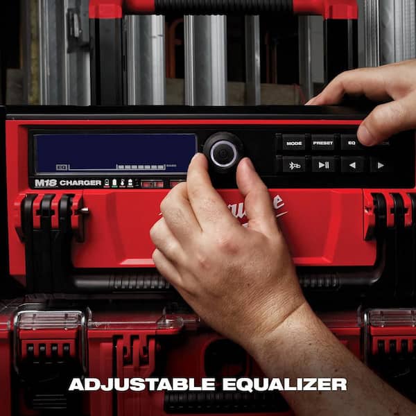 Milwaukee M18 Lithium-Ion Cordless PACKOUT Radio/Speaker w/ Built