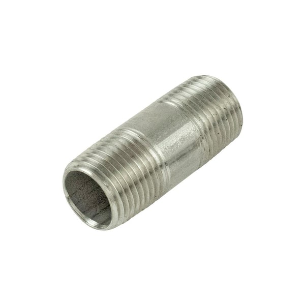 ProLine 1/2 in. MIP x 2 in. Stainless Steel Pipe Nipple