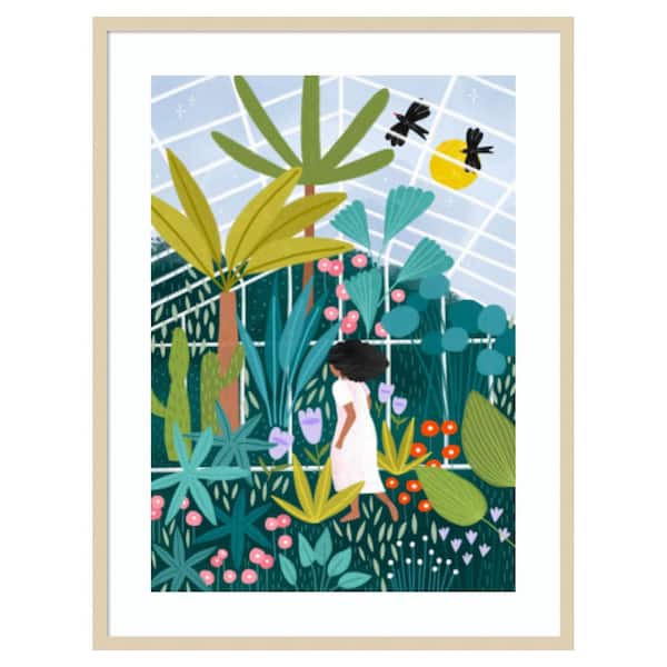 Amanti Art In the Green House by Bea Muller 1-Piece Framed Giclee People Art Print 41 in x 31 in