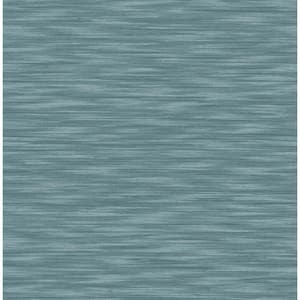 Benson Dark Blue Variegated Stripe Wallpaper