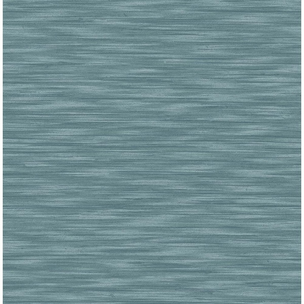 A-Street Prints Benson Dark Blue Variegated Stripe Wallpaper Sample