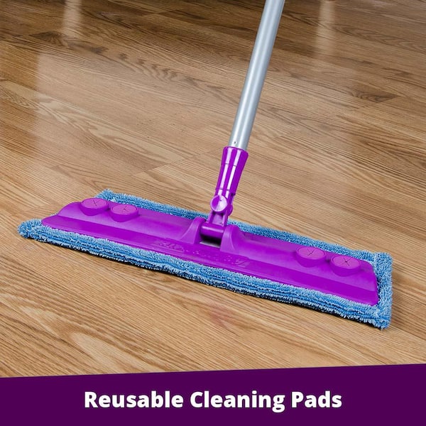 Rejuvenate 15 in. Microfiber Flat Mop Kit HG-R00339 - The Home Depot