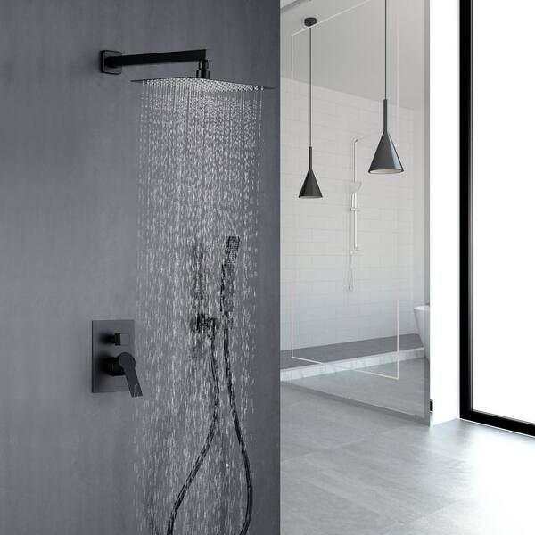 thumbnail image 2 of Corla 4" Modern Oversized Shower Arm Flange | Universal Replacement Escutcheon Cover Plate Matte Black 2 of 9