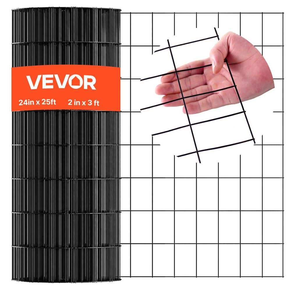 Hardware Cloth 24 in. W x 0.06 in. H Black Vinyl Free Standing Garden Galvanized Vinyl Coated 1 (Pack)-25 ft. L price history on PriceWatchPro