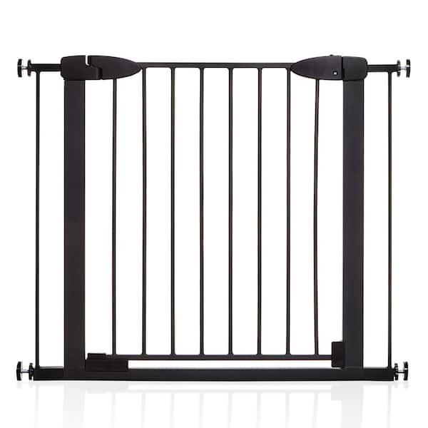 Dreambaby 29in Tall Metal Boston 29.5 in.-38 in. W Pressure Mounted Auto-Close Baby Gate - Black