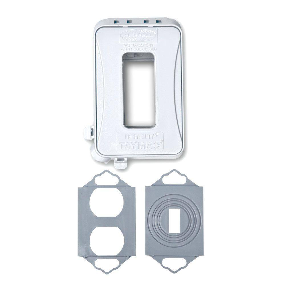 Taymac 1-Gang Horizontal/Vertical Mount Weatherproof Expandable Low ...