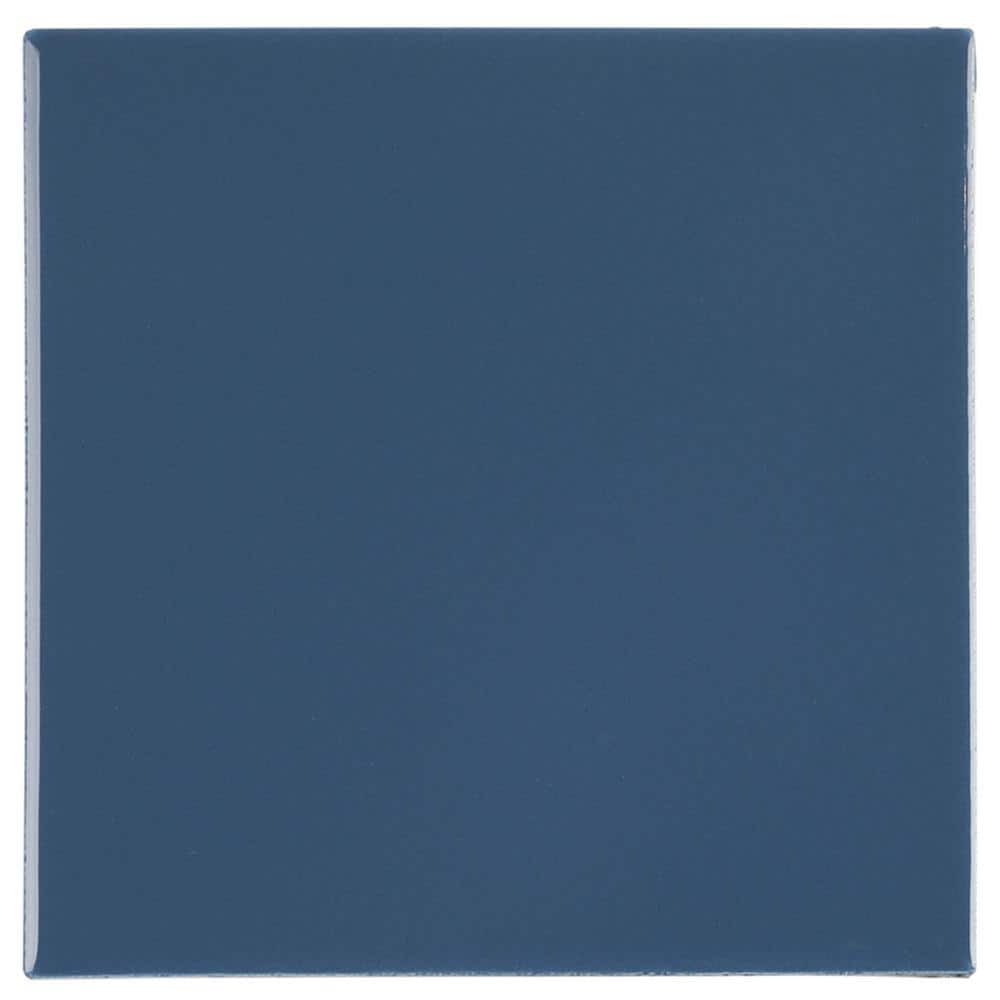 Restore Denim Blue 6 in. x 6 in. Glazed Ceramic Wall Tile (12.5 sq. ft./cas