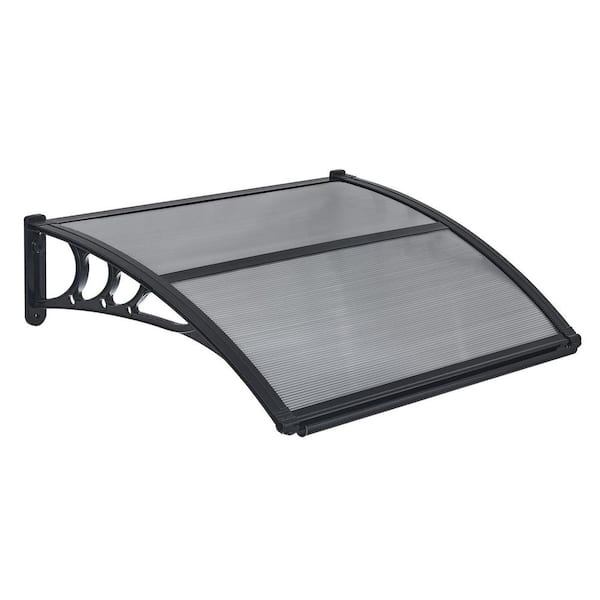 30 x 39 in. Awnings for Door Entrance, Rain Snow Sun Protection, Overhang Polycarbonate Door Canopy, 2025 Update