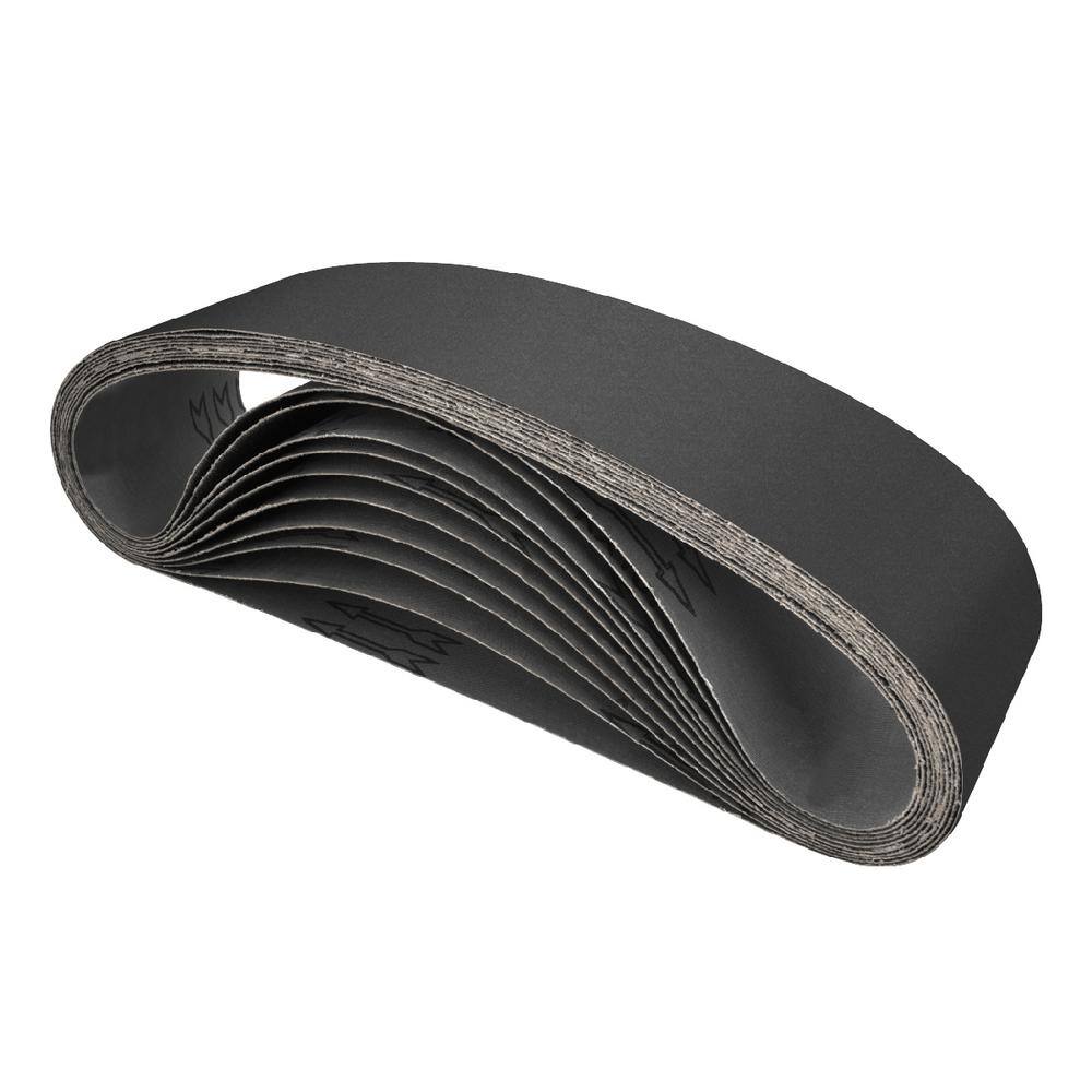 4 Pack 3 X 79 Inch 36 Grit Silicon Carbide Sanding Belts 