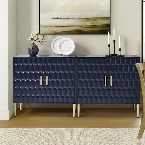 JAYDEN CREATION Danilo Modern 32 in. Tall 2-Door MDF Sideboard with ...