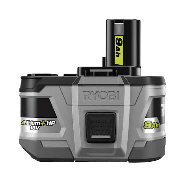RYOBI ONE+ 18V Lithium-Ion 9.0 Ah LITHIUM+ HP High Capacity Battery P194 -  The Home Depot