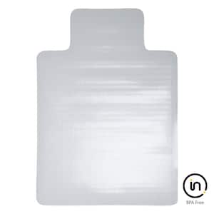 36 x 48 in. Gripper Office Chair Clear Mat for hardwood floor with lip, Thick 2.2mm