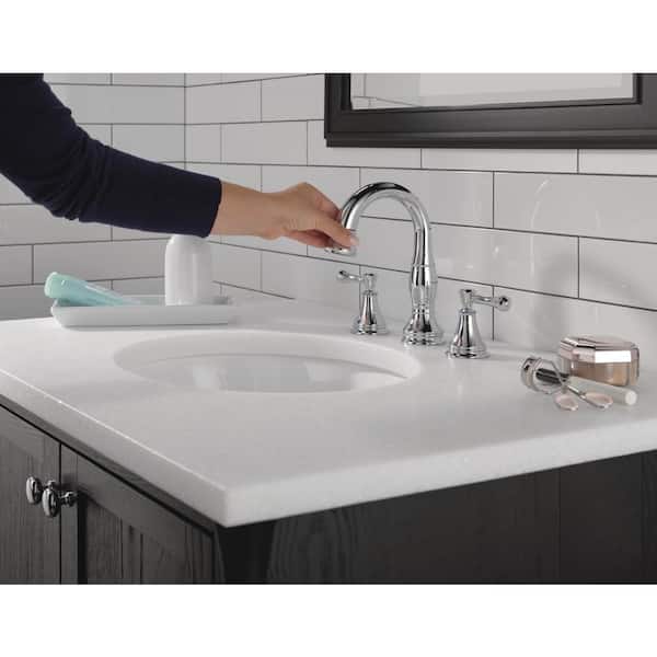 Delta Cassidy 8 in. Widespread Double-Handle Bathroom Faucet with