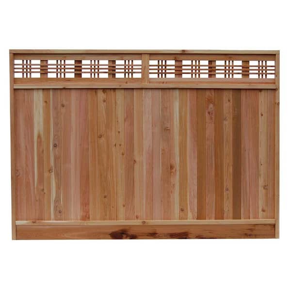 Brown Signature Development Wood Fence Panels 54222 64 600 