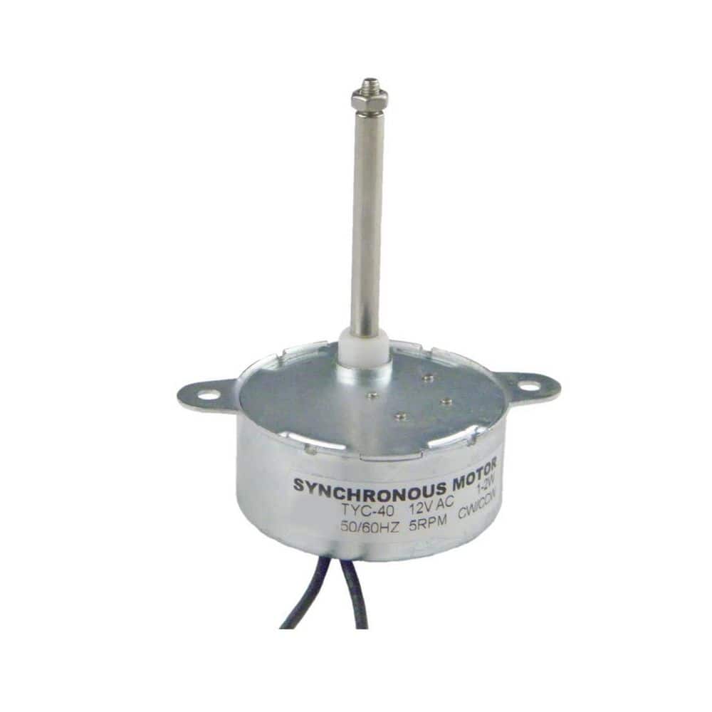 Vrbgify AC 12V Synchronous Motor CW CCW 35mm Shaft TYC-40 Low Noise ...