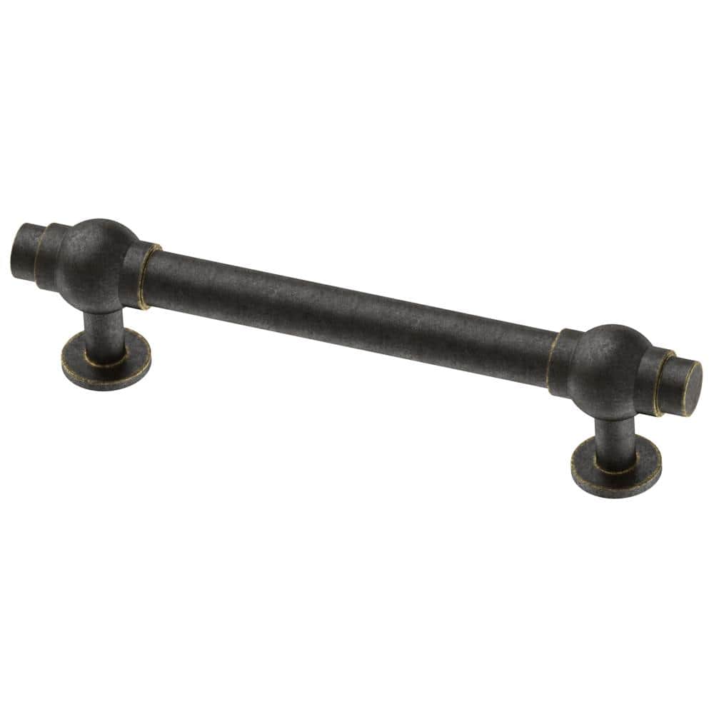 Opulent Round 3-3/4 in. (96 mm) Classic Warm Chestnut Cabinet Drawer Bar Pull price history on PriceWatchPro