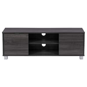 Hollywood 47"in. Brown and White TV Stand Fits TV's up to 55"in.