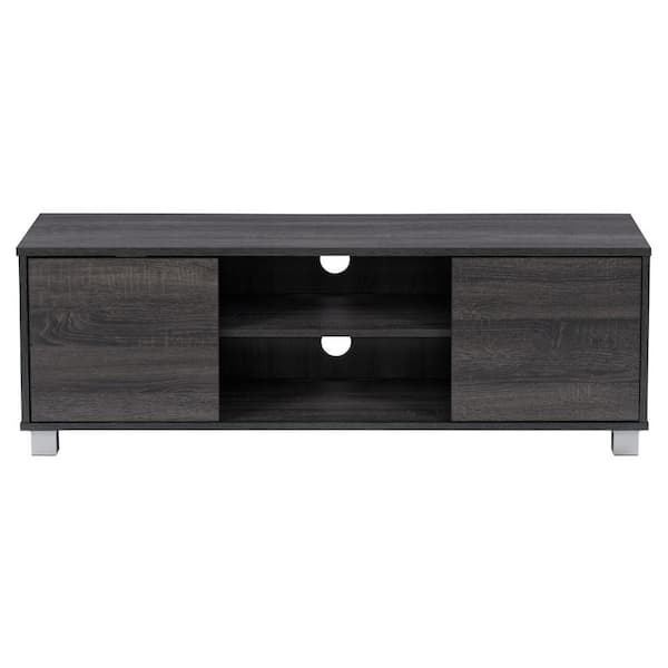 CorLiving Hollywood 47"in. Brown and White TV Stand Fits TV's up to 55"in.