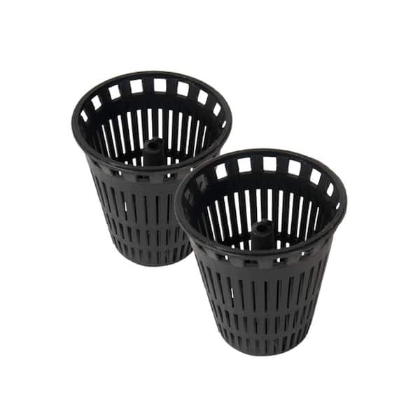 Danco Hair Catcher Replacement Strainer Basket, Black - 3 pack