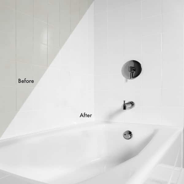 1 qt. Gloss White Tub and Tile Refinishing Kit (4-Pack)