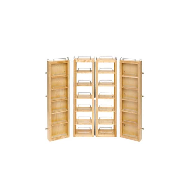 Rev-A-Shelf 45 in. H x 12 in. W x 7.5 in. D Wood Swing-Out Cabinet Pantry Kit
