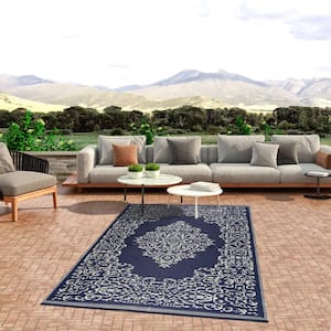 GARTOL 5x8 Outdoor Rug, Plastic Woven Waterproof Rug, Non-Slip Straw Patio  Carpet, Easy CleanIing and Carrying, Weather Resistance Mat for Garden