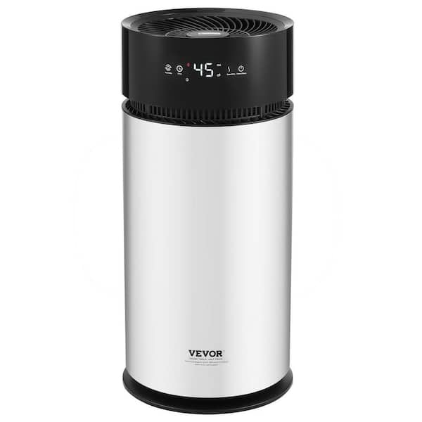 10L(2.64G) Evaporative Humidifier 1076.4 sq. ft. HEPA Air Purifier for Room in Black