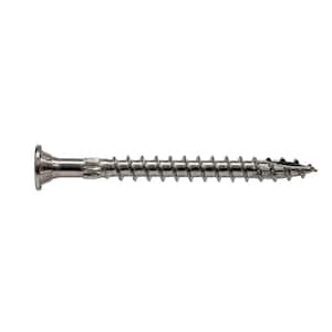 0.276 in. x 4 in. T-50 6-Lobe, Washer Head, Strong-Drive SDWS Timber Screw, Type 316 Stainless Steel (30-Pack)
