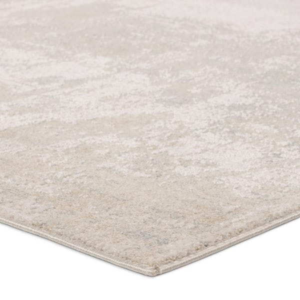 Brochan 8 X 10 Abstract Gray/Cream Area Rug
